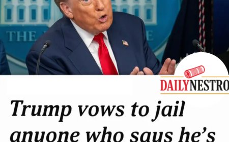 JUST IN: Trump vows to jail anyone who says he's against freedom of speech.