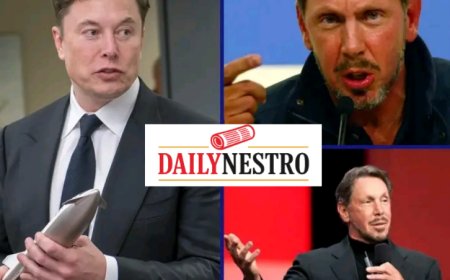 JUST IN: Elon Musk officially surpasses the world's richest man, Larry Ellison to reclaim his position as the world's richest man again.