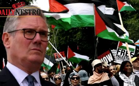 JUST IN: The UK now formally recognizes the state of Palestine following pressure from the US and the families of hostages held by Hamas.