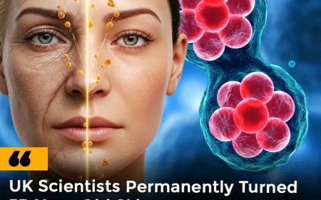 Babraham Institute achieved a world-first breakthrough by turning 53-year-old skin cells into 23-year-old ones using partial cellular reprogramming.