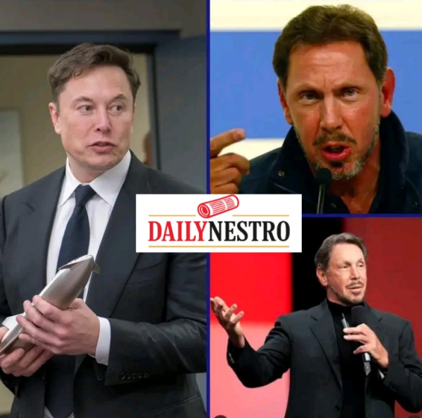 JUST IN: Elon Musk officially surpasses the world's richest man, Larry Ellison to reclaim his position as the world's richest man again.
