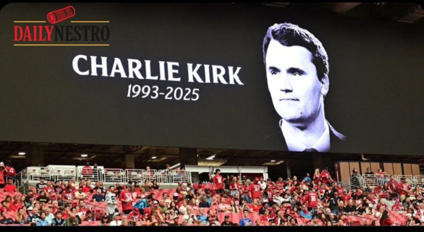 Just in: ARMED MAN ARRESTED OUTSIDE SITE OF CHARLIE KIRK MEMORIAL IN ARIZONA