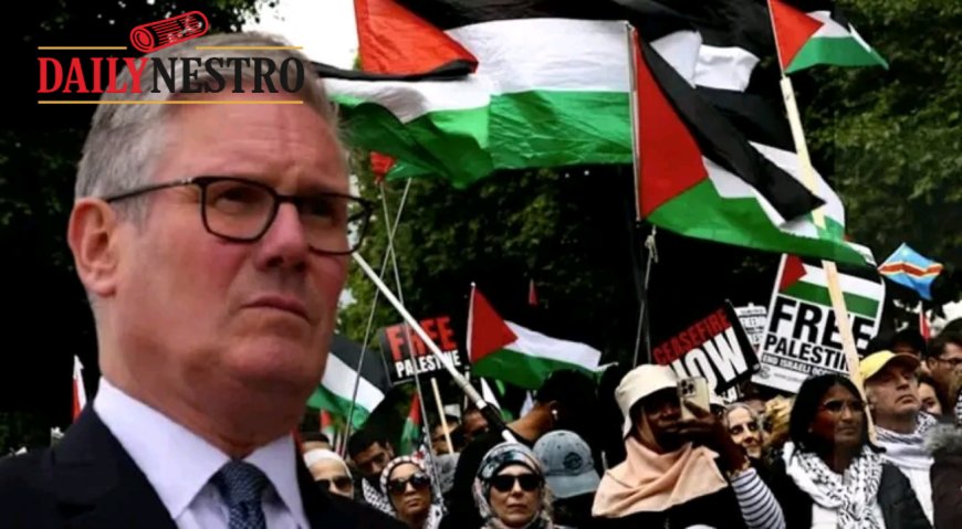 JUST IN: The UK now formally recognizes the state of Palestine following pressure from the US and the families of hostages held by Hamas.