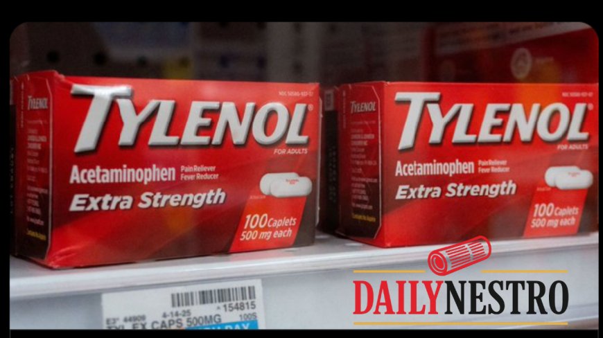 Just in:U.S. GOVERNMENT TO WARN OF POSSIBLE LINK BETWEEN PRENATAL TYLENOL USE AND AUTISM.
