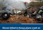 11 Killed in Kenya Plane Crash En Route to Maasai Mara National Reserve