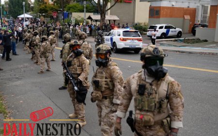 Breaking news:California National Guard Deployed to Oregon After Judge Blocks Local Troop Order