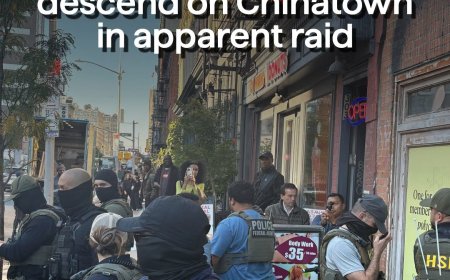 Community Protests Erupt After ICE Raid in New York City's Chinatown