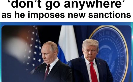 Trump Imposes New Sanctions on Russia, Says Putin Talks ‘Don’t Go Anywhere’