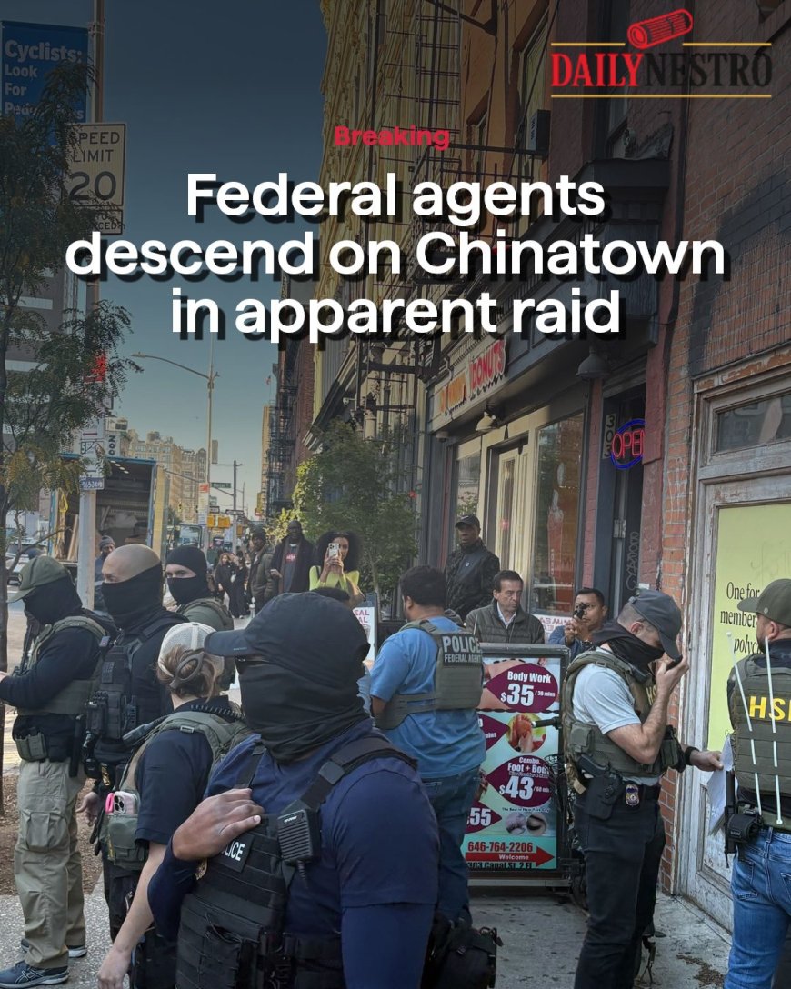 Community Protests Erupt After ICE Raid in New York City's Chinatown