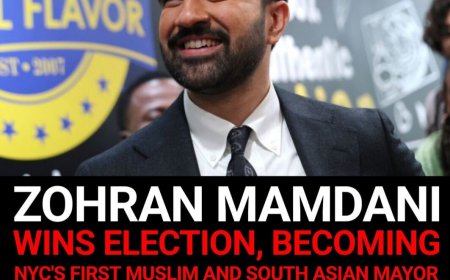 Zohran Mamdani Makes History as New York City’s New Mayor