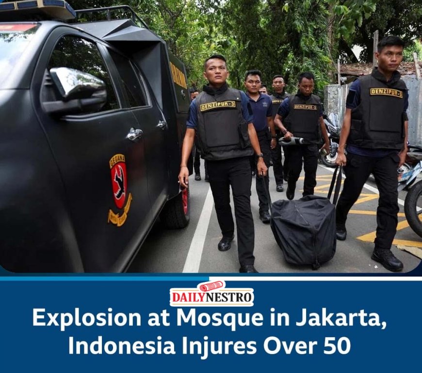 Over 50 Injured in Jakarta High School Mosque Explosion
