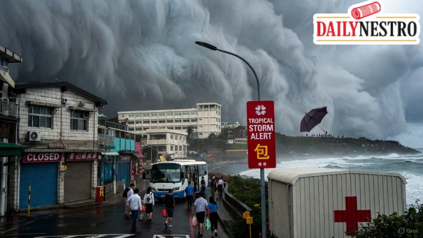 Taiwan Evacuates Over 8,000 Residents and Closes Schools Ahead of Tropical Storm Fung-Wong