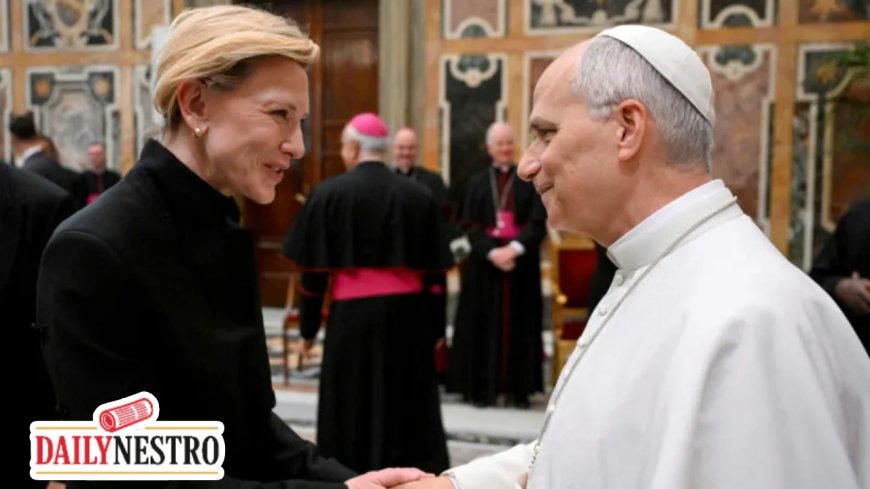 Pope Leo Welcomes Hollywood Stars to the Vatican, Celebrates the Power of Cinema