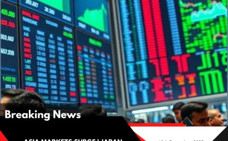 Asian Markets Rally as Japan Tightens and India Snaps Losing Streak